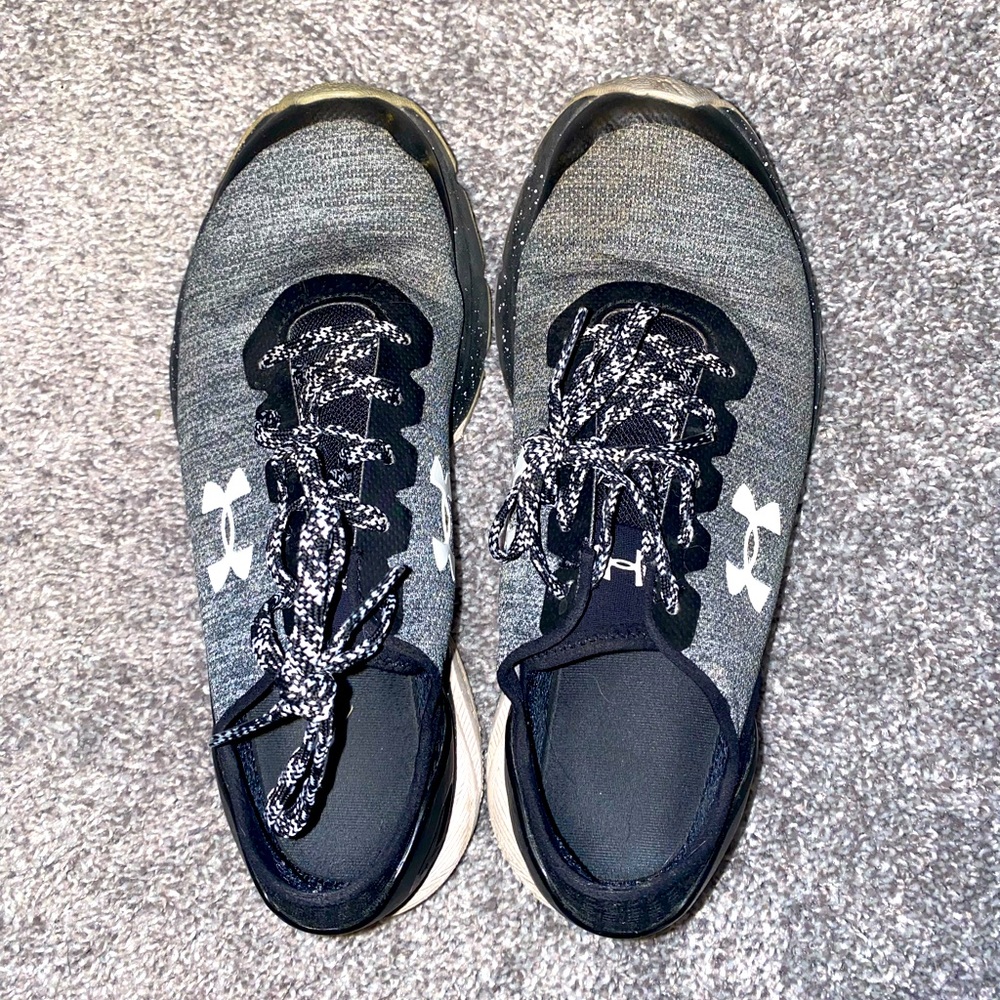 Under Armour Gray and Black Athletic Shoes